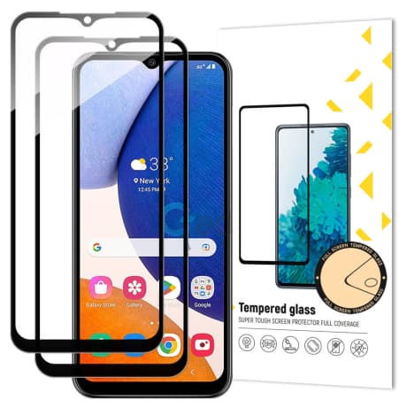 MG Full Glue 2x ochranné sklo na Samsung Galaxy A14 5G, čierne 1