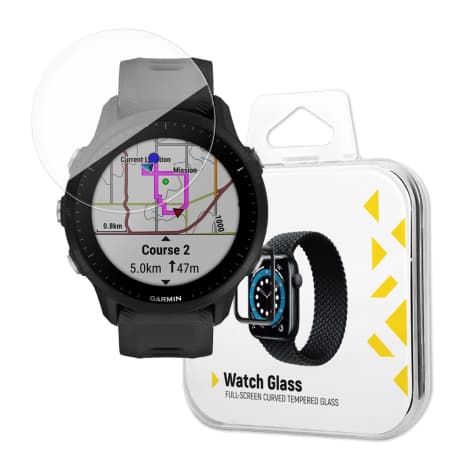 MG Full Glue ochranné sklo na Garmin Forerunner 955, čierne 1