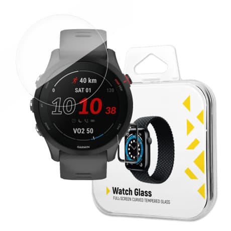 MG Full Glue ochranné sklo na Garmin Forerunner 255, čierne 1