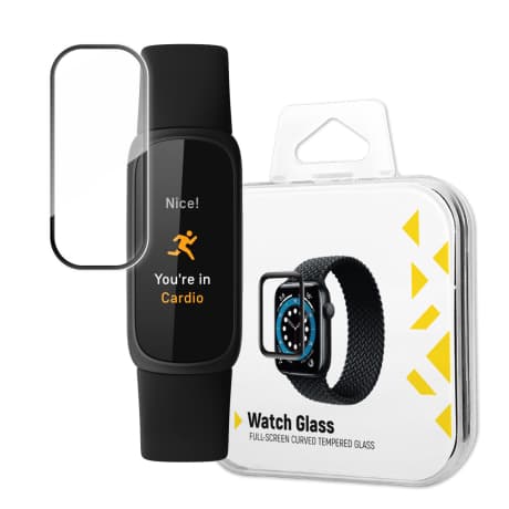 MG Full Glue ochranné sklo na Fitbit Inspire 3, čierne 1