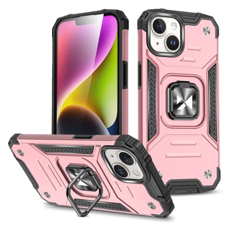 MG Ring Armor kryt na iPhone 15 Plus, zlatý 1