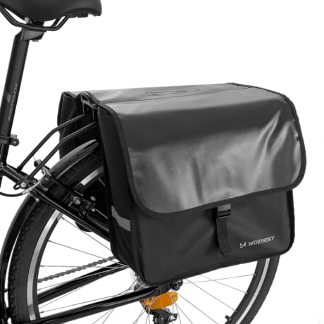 MG Bicycle Pannier cyklistická taška na bicykel 28L, čierna (WBB34BK) 1