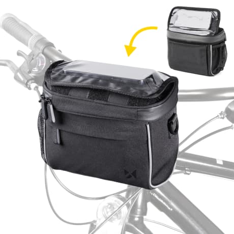MG Handlebar cyklistická taška na bicykel 5L, čierna (WBHBB-01) 1