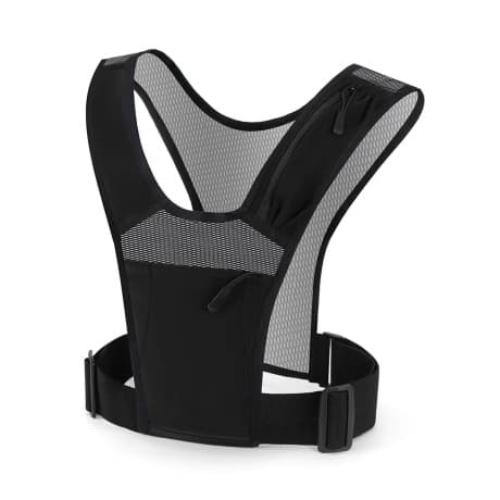 MG Running Vest reflexná bežecká vesta, čierna 1