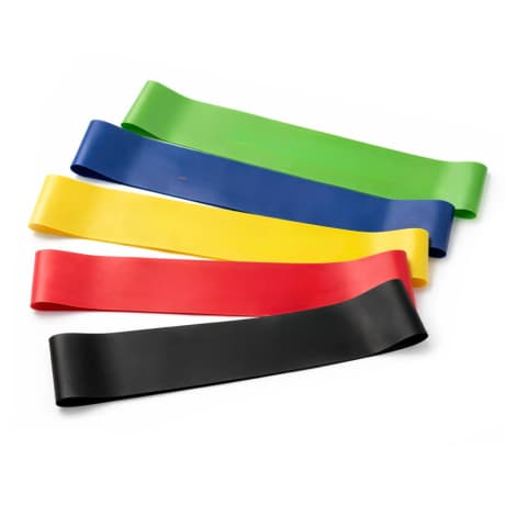MG Fitness Bands odporové gumy 5ks, farebné