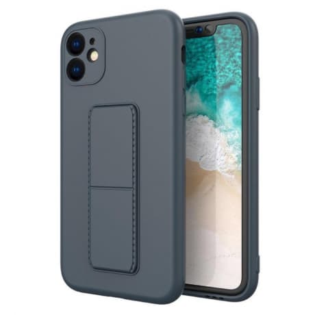 MG Kickstand silikónový kryt na iPhone 12 Pro Max, modrý 1