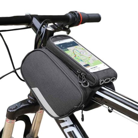 MG Bike Front Storage Frame cyklistická taška na bicykel 6.5'' 1.5L, čierna (WBB7BK) 1