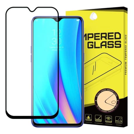 MG Full Glue Super Tough ochranné sklo na Realme 3 Pro, čierne 1