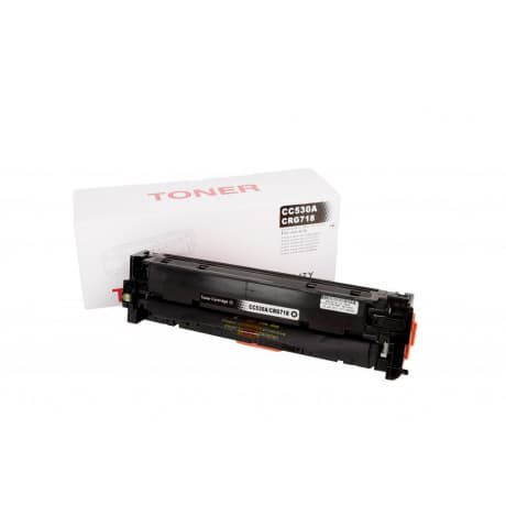 Toner kompatibilný HP CC530A CRG718, čierny 1