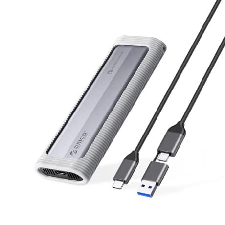 Orico AXM2-G2 externý box pre M.2 NVME USB-C, šedý