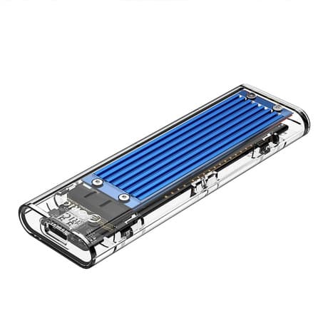 Orico TCM2-C3 externý box pre M.2 NVME USB-C, modrý 1