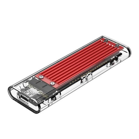 Orico TCM2-C3 externý box pre M.2 NVMe SSD USB-C, červený 1