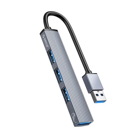 Orico AH-13 HUB adaptér USB - USB 3.0 / 3x USB 2.0, šedý 1
