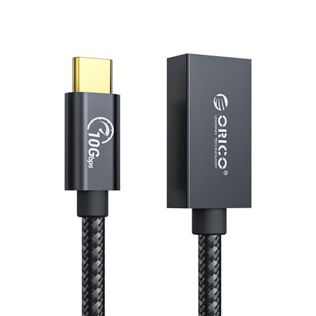 Orico CAF31 OTG adaptér USB-C / USB 3.1 Gen 2 30cm, čierny