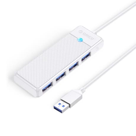 Orico PAPW4A-U3 HUB adaptér USB - 4x USB 3.0 1m, biely 1