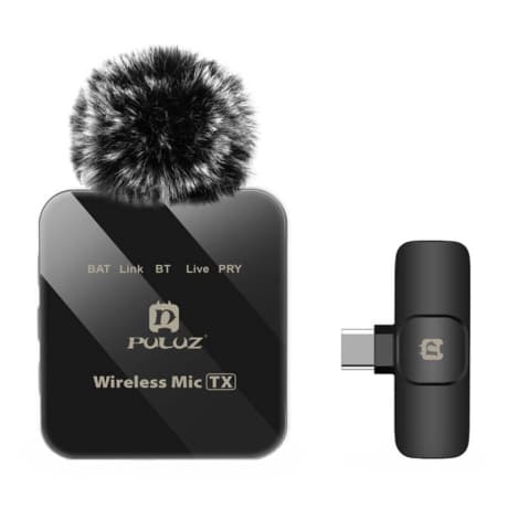 PULUZ PU648 Lavalier mikrofón USB-C, čierny (PU648B) 1