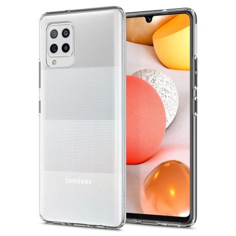 Spigen Liquid Crystal silikónový kryt na Samsung Galaxy A42 5G, priesvitný (ACS02114) 1