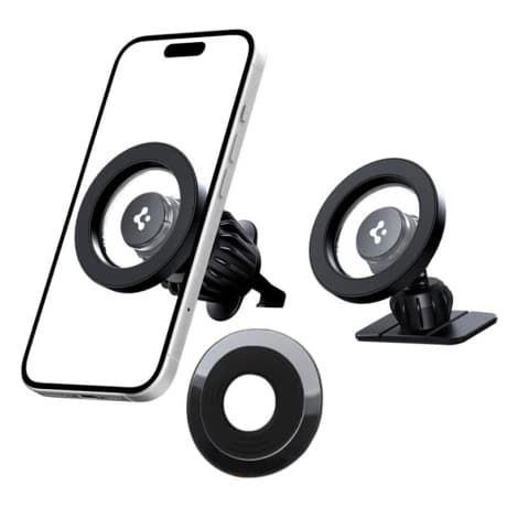 Spigen MFT13 Dashboard & Vent MagSafe držiak na mobil do auta, čierny 1