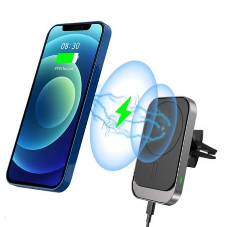 Tech-Protect CW19 MagSafe držiak na mobil do auta, čierna 1