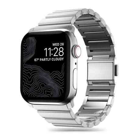 Tech-Protect Steel remienok na Apple Watch 44/45/49mm, silver