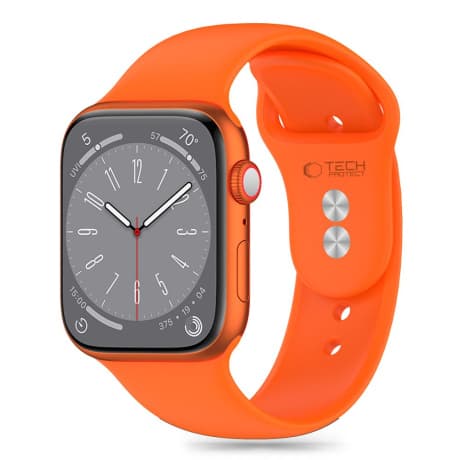 Tech-Protect Silicone remienok na Apple Watch 42/44/45/49mm, orange 1