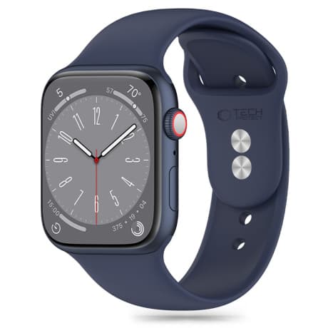 Tech-Protect Silicone remienok na Apple Watch 42/44/45/49mm, midnight blue 1