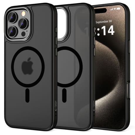Tech-Protect MagEdge MagSafe kryt na iPhone 16 Pro Max, čierny 1