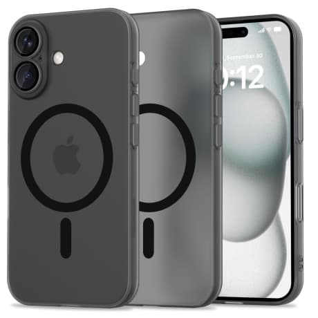 Tech-Protect MagSlime MagSafe kryt na iPhone 16, čierny 1