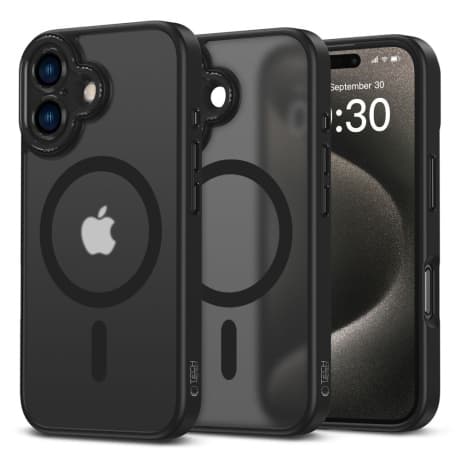 Tech-Protect MagCam MagSafe kryt na iPhone 16, čierny 1