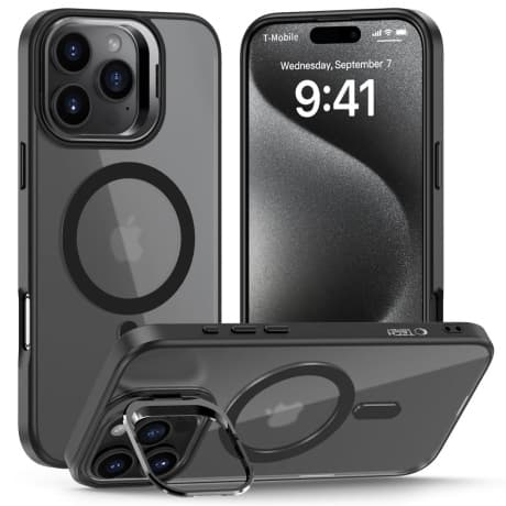 Tech-Protect Magstand MagSafe kryt na iPhone 15 Pro, čierny 1