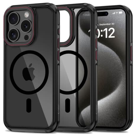 Tech-Protect Hybrid MagSafe kryt na iPhone 15 Pro, čierny/červený 1