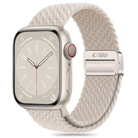 Tech-Protect Nylon Mag remienok na Apple Watch 44/45/46/49mm, starlight 1