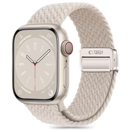 Tech-Protect Nylon Mag remienok na Apple Watch 40/41/42mm, natural 1