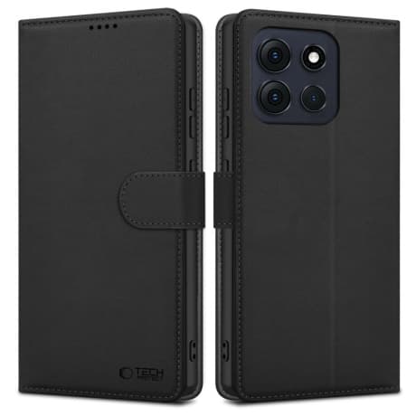 Tech-Protect Wallet knižkové puzdro na Motorola Moto G56 5G, čierne 1