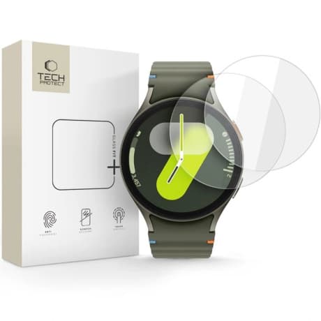 Tech-Protect Glass Fit 2x ochranné sklo na Samsung Galaxy Watch 4 / 5 / 6 / 7 (44mm) 1