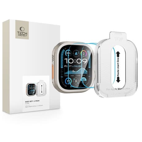 Tech-Protect Easy Set 2x ochranné sklo na Apple Watch Ultra 1 / 2 (49mm)