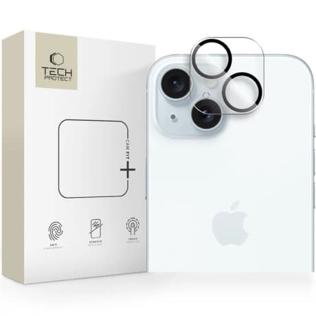 Tech-Protect Cam Fit ochranné sklo na iPhone 14 / 14 Plus / 15 / 15 Plus
