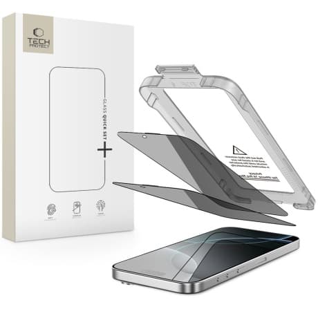 Tech-Protect Quick Set Spy 2x ochranné sklo na iPhone 16 Pro Max
