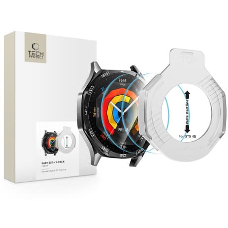 Tech-Protect Easy Set 2x ochranné sklo na Huawei Watch GT 5 (46mm)