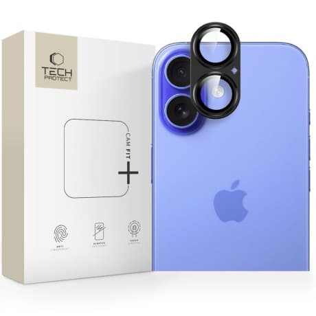 Tech-Protect CamFull ochranné sklo na kameru na iPhone 17, čierne 1