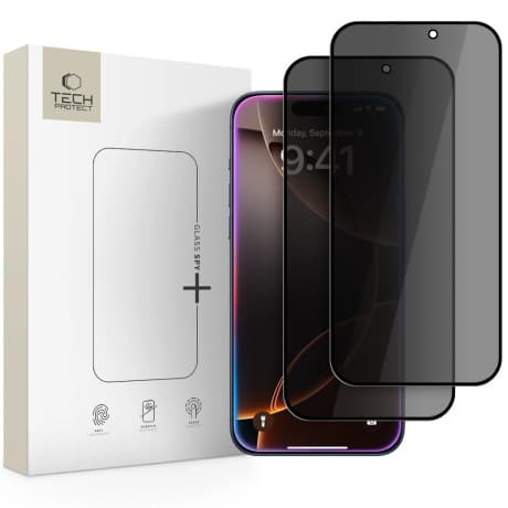 Tech-Protect Glass Spy 2x ochranné sklo na iPhone 16 Pro Max / 17 Pro Max 1