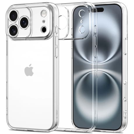 Tech-Protect FlexAir kryt na iPhone 17 Pro Max, priesvitný 1