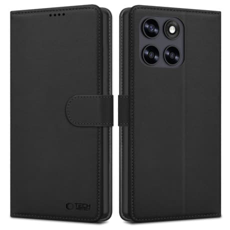 Tech-Protect Wallet knižkové puzdro na Motorola Moto G67 / G77, čierne 1