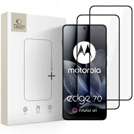 Tech-Protect Glass Fit 2x ochranné sklo na Motorola Edge 70 5G, čierne