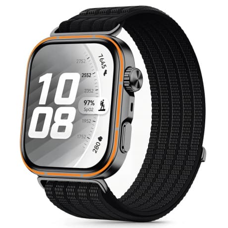Tech-Protect Nylon remienok na Huawei Watch Fit 3 / 4 / 4 Pro / 5 / 5 Pro, black 1