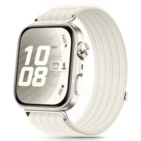 Tech-Protect Nylon remienok na Huawei Watch Fit 3 / 4 / 4 Pro / 5 / 5 Pro, starlight