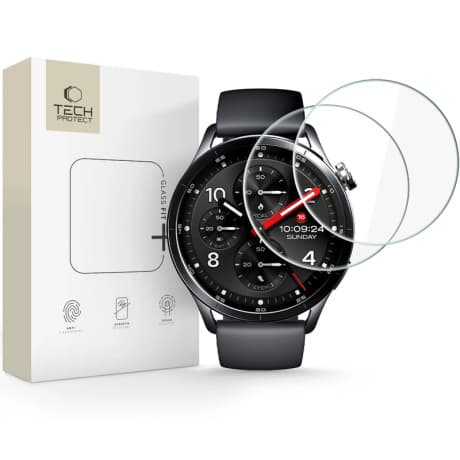 Tech-Protect Glass Fit 2x ochranné sklo na Xiaomi Watch S5 (46mm)