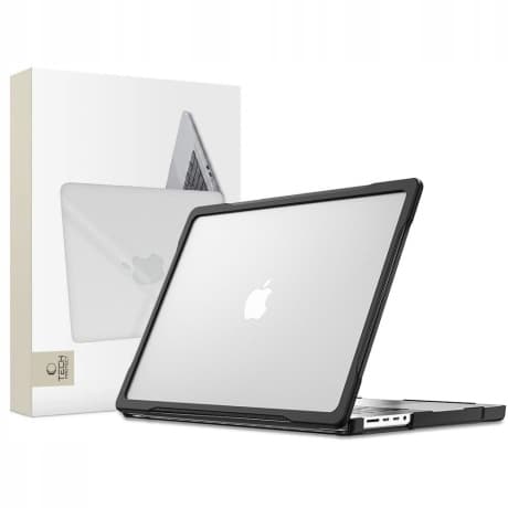 Tech-Protect Velar puzdro na MacBook Pro 14'' M1-M5 Pro / M5 Pro Max 2021-2026, čierne / priesvitné 1