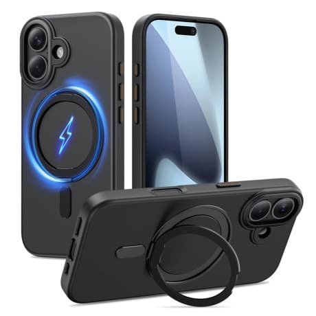 Tech-Protect MagRing MagSafe kryt na iPhone 17, čierny 1
