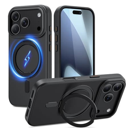 Tech-Protect MagRing MagSafe kryt na iPhone 17 Pro, čierny 1